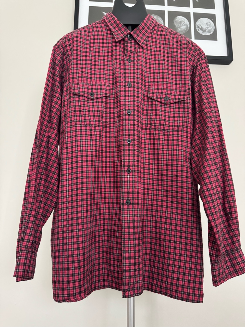 Polo Sport Ralph Lauren Men's Red Plaid Button-Down Shirt XXL